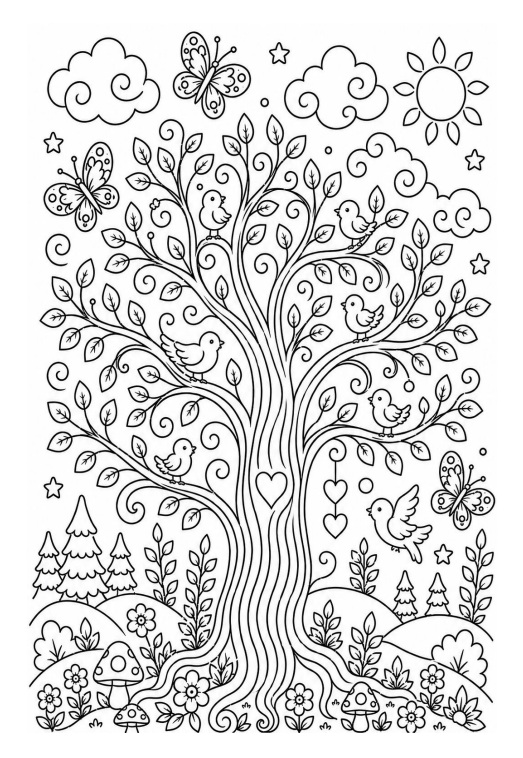 AB-🌿| ธรรมชาติสร้างสรรค์ เล่ม 1 : สวนแห่งลายเส้น | Creative Nature – Vol.1 : Garden of Calm Doodles | ไฟล์ PDF ดาวน์โหลด - Image 3