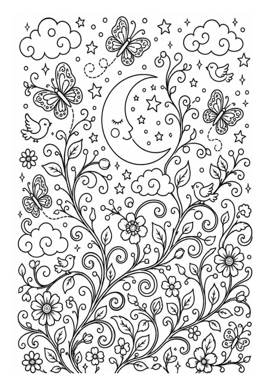AB-🌿| ธรรมชาติสร้างสรรค์ เล่ม 1 : สวนแห่งลายเส้น | Creative Nature – Vol.1 : Garden of Calm Doodles | ไฟล์ PDF ดาวน์โหลด - Image 5