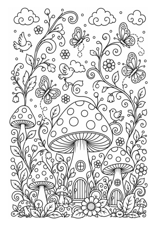 AB-🌿| ธรรมชาติสร้างสรรค์ เล่ม 1 : สวนแห่งลายเส้น | Creative Nature – Vol.1 : Garden of Calm Doodles | ไฟล์ PDF ดาวน์โหลด - Image 6