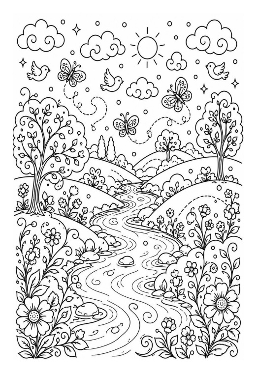 AB-🌿| ธรรมชาติสร้างสรรค์ เล่ม 1 : สวนแห่งลายเส้น | Creative Nature – Vol.1 : Garden of Calm Doodles | ไฟล์ PDF ดาวน์โหลด - Image 7