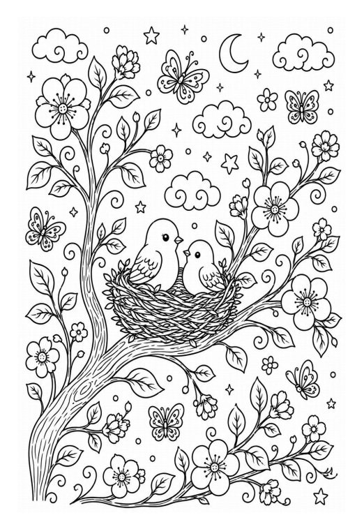 AB-🌿| ธรรมชาติสร้างสรรค์ เล่ม 1 : สวนแห่งลายเส้น | Creative Nature – Vol.1 : Garden of Calm Doodles | ไฟล์ PDF ดาวน์โหลด - Image 8