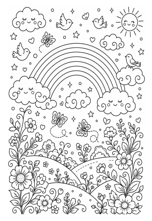 AB-🌿| ธรรมชาติสร้างสรรค์ เล่ม 1 : สวนแห่งลายเส้น | Creative Nature – Vol.1 : Garden of Calm Doodles | ไฟล์ PDF ดาวน์โหลด - Image 9