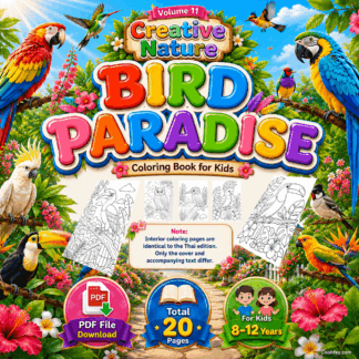 AB015 | Creative Nature – Vol.11: Bird Paradise | PDF Download • 20 Pages