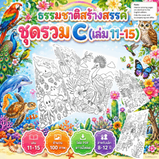 AB024 | ธรรมชาติสร้างสรรค์ ชุดรวม C (เล่ม 11–15) | ไฟล์ PDF ดาวน์โหลด 100 หน้า